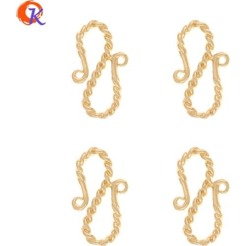 Cordial Design 50Pcs 10*18MM Jewelry Accessories/DIY Hooks/Hand Made/Genuine Gold Plating/Earring Findings/Necklace Connectors