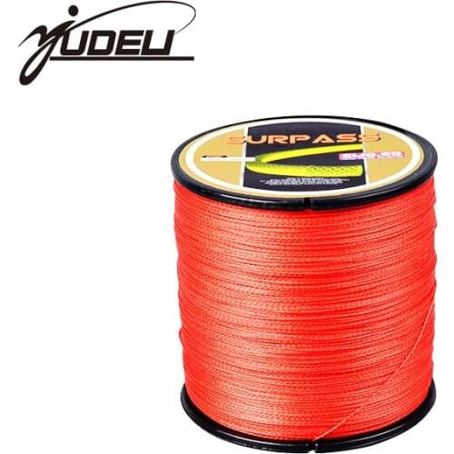 6-90LB 300M PE Fishing Line 4 strand Braided Fishing Line Ocean Super Strong Carp 6 colors Braided Fishing Line