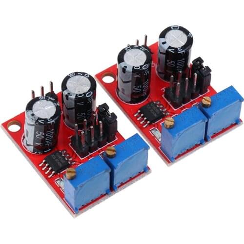 New 2pcs Pulse Adjustable Square Wave Rectangular NE555 Signal Generator Module 3.1*2.2cm