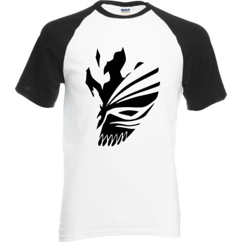 Anime BLEACH Kurosaki Ichigo men t shirt 2021 summer 100% cotton high quality raglan men t shirts for fans casual brand clothing