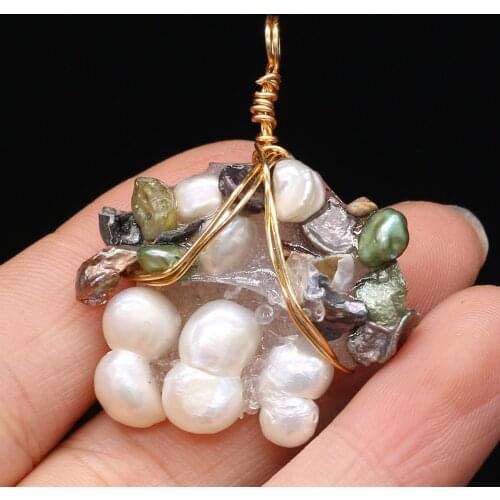 New Style Fashion Pendant Natural Freshwater Pearl Irregular Winding For Jewelry Making DIY Necklace Bracelet Accessory