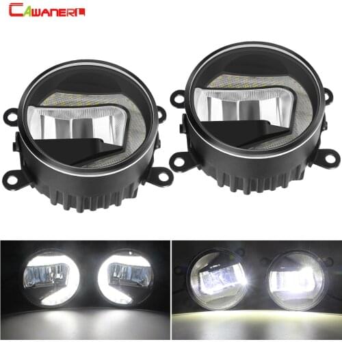 2in1 Function Fog Light Assembly Car Front Bumper LED Fog Lamp + Daytime Running Light 12V For Jaguar S-Type X-Type XJ XK X358