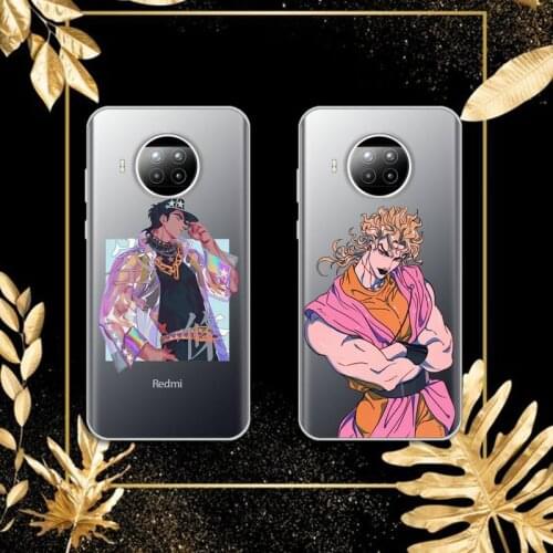 JOJO’S BIZARRE ADVENTURE OVER HEAVEN Phone Case Transparent for Xiaomi mi Redmi note 10 t 8 9 pro lite 11 Samsung S 8 9 10 20