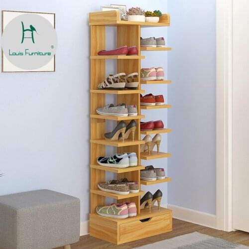 Louis Fashion Shoe Cabinets Multi Layer Simple Household Economical Province Space Door Simple Modern