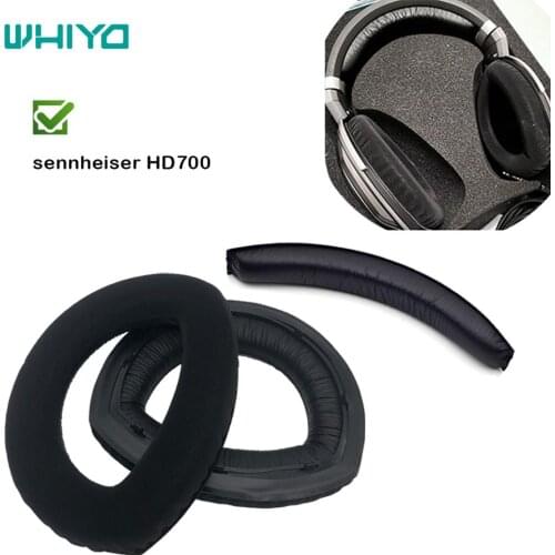 Whiyo Replacement EarPads Headband for Sennheiser HD700 HD-700 Headset Cushion Cover Bumper Pads Parts