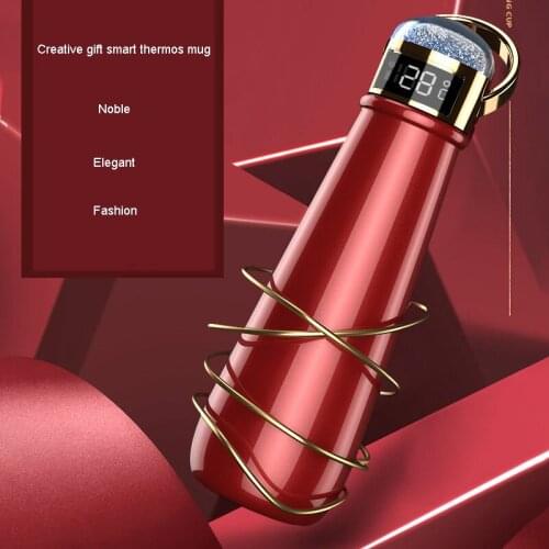 Vacuum Bottle Insulation Thermoses Stainless Steel Thermos Flask Travel Sport Mug 420ML LED Temperature Cup