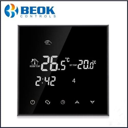 TGT70-WP Room Thermostat Weekly Programmable Temperature Controller for Water Heating Floor 3A For Electric Valve NO/NC Actuator