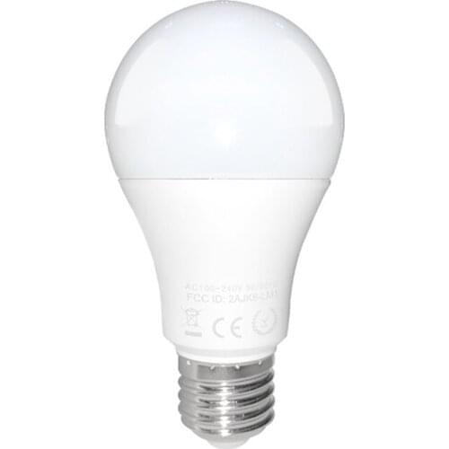 E27 9W Wifi Smart LED Light Bulb Dimmable RGB Lamp Tuya App Smart Remote Control Compatible with Google Voice Control