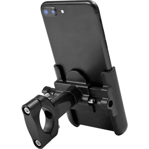 Universal Bike Cell Phone Mount Aluminum Alloy MTB Motorcycle Mobile GPS Holder Cell Mobile Phone Holder Stand