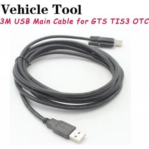 Length 3M USB Cable for GTS TIS3 OTC Scanner for Toyota IT3 Latest V14.00.018 Auto Diagnostic Tool Connector