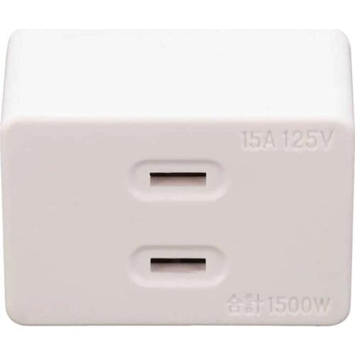 Screw anchor herramientas pladur Power Outlet Plug Adapter 1 to 3 Wall Socket Extender US Plug 125V 15A 1500W JET303A-1 nylon