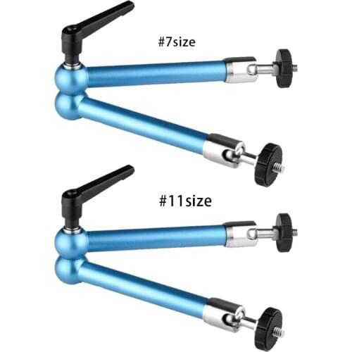 7"/11'' Magical Arm, Adjustable Articulating Friction Arm with 1/4'' Screw Cold Shoe Mount for DSLR Camera Rig/LED Light