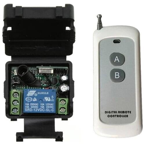 DC 12 v 1CH mini wireless radio remote control switch 315MHZ/433MHZ fan/light power on/off