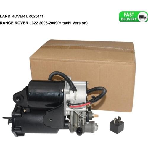 AP03 For Range Rover L322 MK3 Hitachi Air Suspension Compressor w/ Relay LR015089 LR025111 New