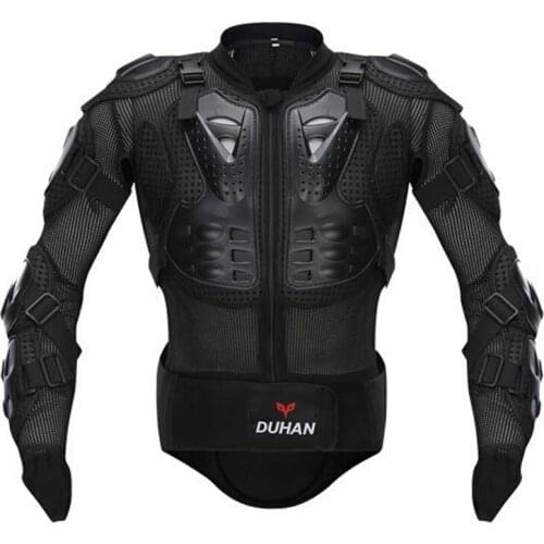 Free shipping 1pcs New DUHAN Motorcycle Bike Full Body Armor Jacket Gear Chest Shoulder Protection