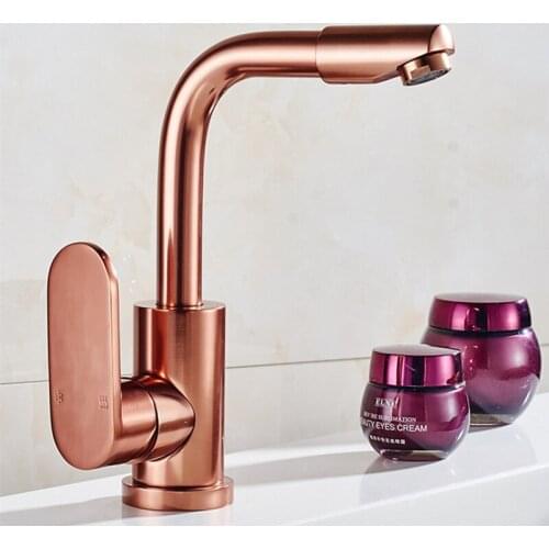 Free shipping Best quality Space aluminum gold bathroom basin faucet with single handle bathroom golden faucet