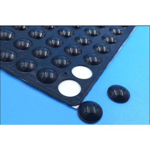 6x2 8*1.5 8*2 8*2.5 8*3 9*4 10*2 16*8mm black anti-skid Anti-collision silicone particles Protective MATS 3M glue self-adhesive