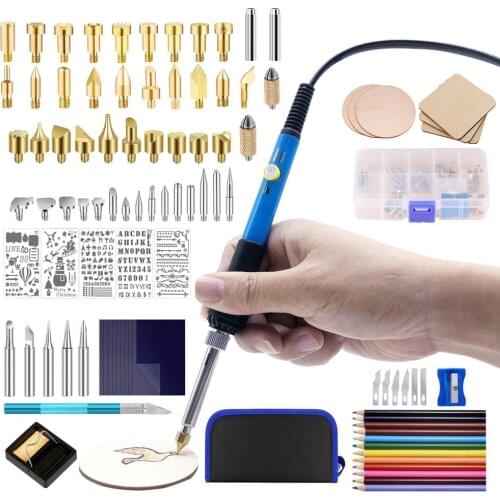 Electric Soldering Iron DIY Wood Burning Kit Heat Transfer Gourd Engraving Pyrography Pen Tool Welding Embossing Burning Craft