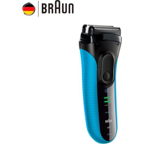 Braun Electric Razor 3040S Shaving Hair Razor for Men Series 3 Blades Shaving Machine Electric Shaver Long Hair Trimmer