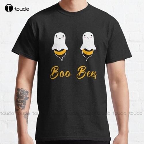 New Boo Bees Classic T-Shirt Mens Shirts Short Sleeve Cotton Tee Shirt S-3Xl