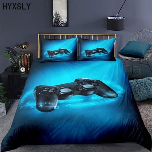 3D Gamepad Comforter Cover Gamer Bedding Set Teens Video Game Duvet Cover For Youth Kids Boys Printed Bedspread Drop Shipping