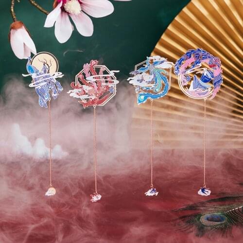 Creative Metal Bookmarks of Birds Wonderful Gift for Kids Stationery Student