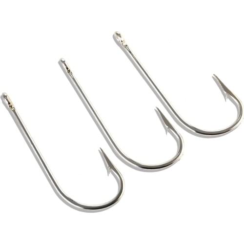 High Carbon Steel Hook 100PCS 1/0 2/0 3/0 4/0# Barbed Hooks Jigbait Lure Hook Sea Fishing Black Fish Hook Fishing Tackle