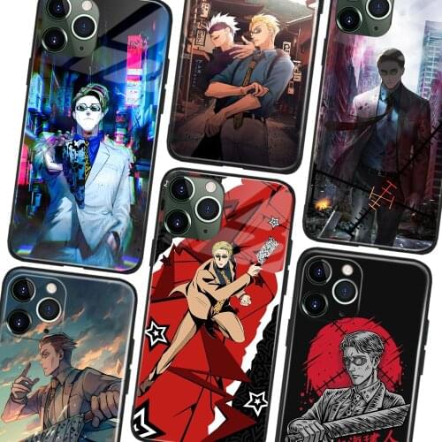 Nanami and Gojo Jujutsu Kaisen Anime Soft TPU Glass Phone Case for IPhone SE 6s 7 8 Plus X Xr Xs 11 12 Mini Pro Max Samsung