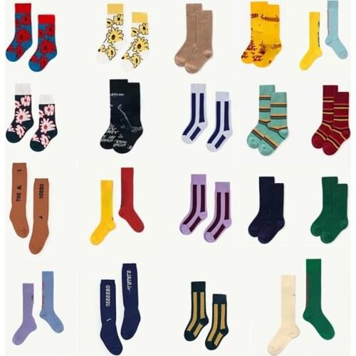 Newborn Toddler Knee High Sock TAO Brand Baby Boys Girls Socks Anti Slip Skid Resistance Leg Warmers Cotton Stocking New Autumn