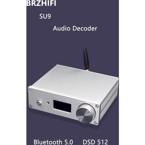 2021 New Breeze SU9 Dual Core ES9038 DSD512 Bluetooth 5.0 Decoder DAC Headphone Amplifier LDAC