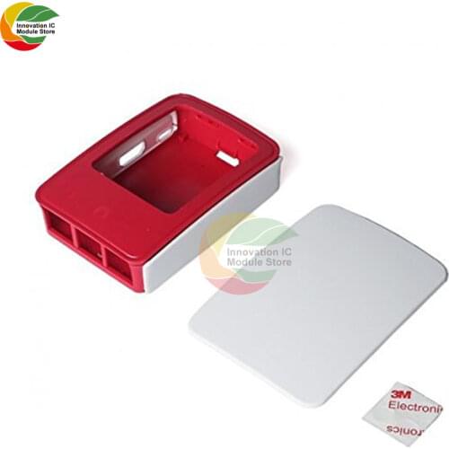 Ziqqucu For Raspberry Pi 3 Official Case ABS Professional Enclosure Box Only Foundation Model B Plastic Protective Case Shell