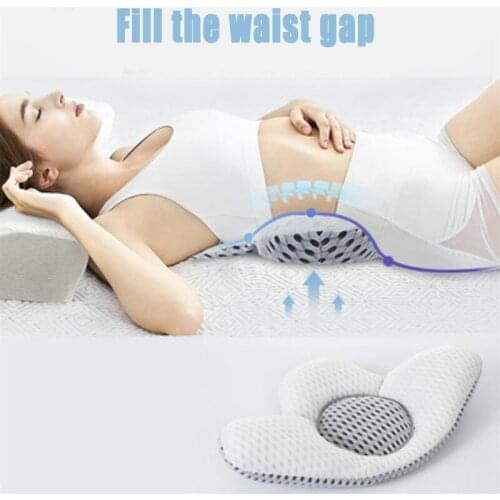 Buckwheat Sleep Pillow Bed Back Pillow Pregnant Women Pillow lumbar Support Lumbar Prevent Lumbar Muscle Strain Reduce For Home