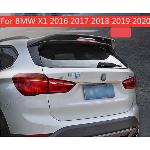 Trunk Spoiler Surface Car Rear Trunk Wing ABS chrome Material Refit Accessories For BMW X1 2016 2017 2018 2019 2020 2021