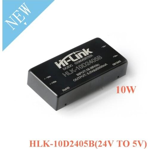 DC-DC Isolated Regulated Power Supply Module 10W DC to DC 5V 2A HLK-10D2405B 24V to 5V