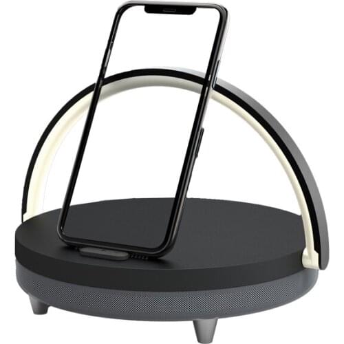 S21-Pro Arch Led Night Light Lamp 4 in 1 10W QI Wireless Charging Charger V5.0 Bluetooth Speaker