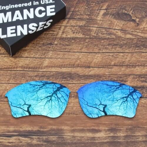 ToughAsNails Polarized Replacement Lenses for Oakley Half Jacket XLJ Sunglasses Blue Mirrored (Lens Only)