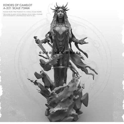 75MM Resin model kits DIY figure colorless and self-assembled A-521