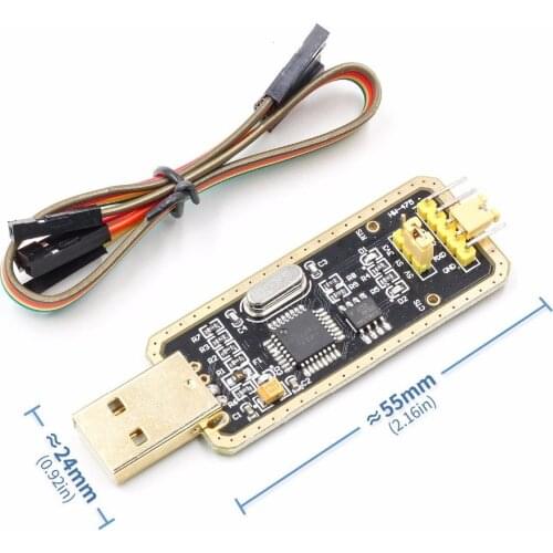 USB to TTL Adapter USB to Serial Converter for Development Projects - Featuring Genuine FTDI USB UART IC FT232RL