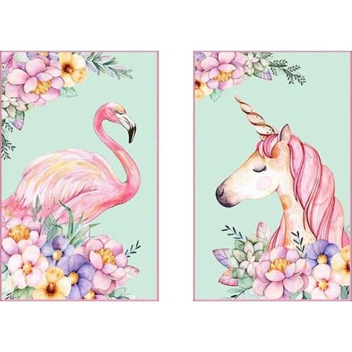 5D DIY Diamond painting Flamingo unicorn Diamond Embroidery Full Cross Stitch Rhinestone Mosaic Home Decor Handmade Gift