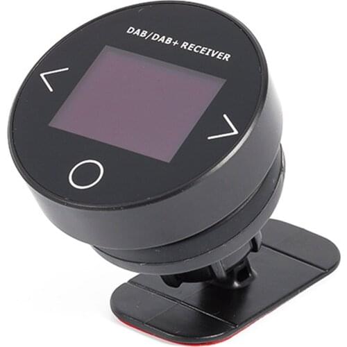 Car DAB DAB + Radio Adapter Portable FM Transmitter Music Receiver Digital DAB Radio Steering Wheel Remote Control Car Accessory