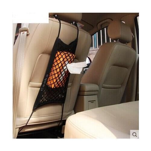 Car-Styling Trunk Seat Storage Net Pocket Bag For Chevrolet Cruze Captiva Matiz TRAX Aveo Sonic Lova Sail