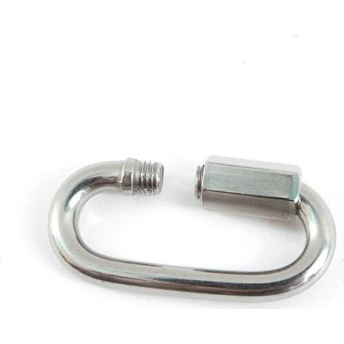 Free shipping wholesale M3.5 high tensile AISI304 stainless steel quick release chain link snap hook rigging hardware