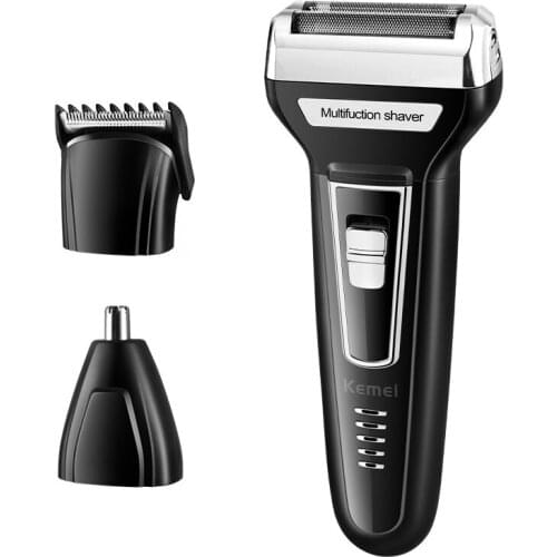 KEMEI Electric Hair Clipper USB Rechargeable Adult Multifunction Electric Shaver Beard Nose Hair Electric Clipper KM-6559