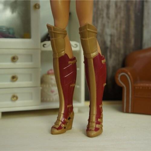 Lady Doll Shoes for Princess Fashion Female Doll Boots Shoes Dolls Accessories Doll Long Knees Boots Wonder Doll Shoes