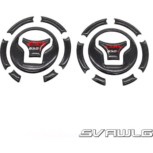 For Honda Carbon Fiber Motorcycle Sticker Fuel Tank Pad Gas Cap Protector Decal CB650F CBR650F
