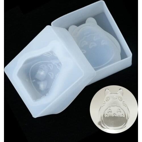 New DIY Resin Epoxy Mold 3D Stereo Totoro Silicone Mold Handmade Gift Cake Decoration Home Furnishings