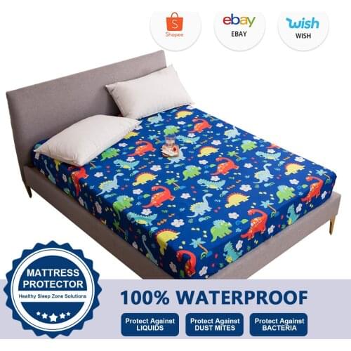 New Waterproof Mattress Pad Top Hypoallergenic Mattress Protector Against Dust Mites and Bacteria Fitted Sheet Mattress Topper