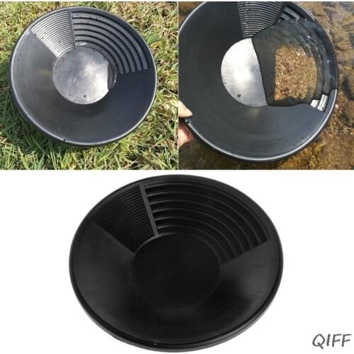 Plastic Gold Basin Nugget Mining Pan Dual Riffle Dredging Prospecting River Tool Mar28