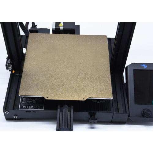 3D printer hot bed magnetic nano powder coated spring steel plate double-sided printing suitable for Ender3 CR-10 instead of PEI