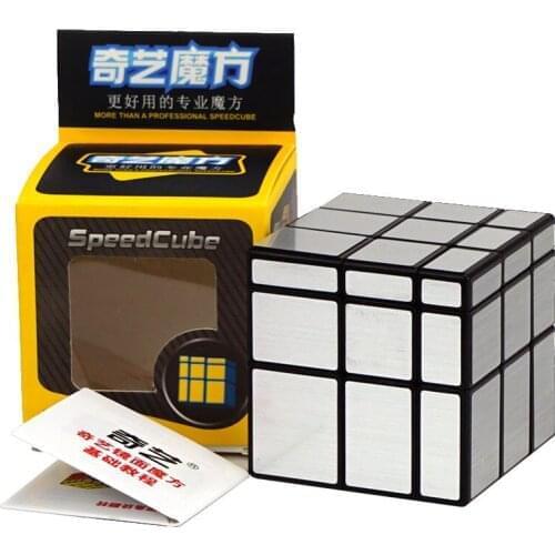 QiYi 3x3x3 Magic Mirror Cube Cast Coated Puzzle Professional Speed Cube Antistress Toys For Children